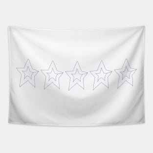 Five Star Very Peri Periwinkle Blue Color of the Year 2022 Tapestry