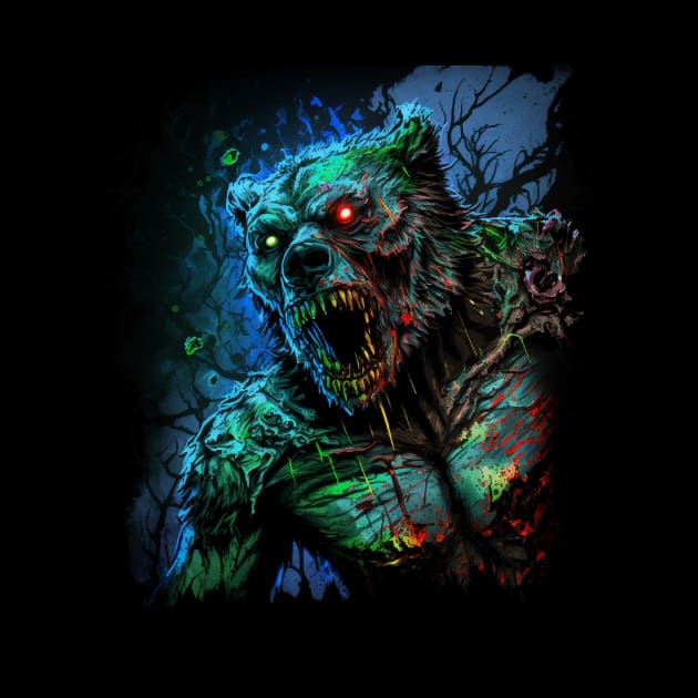 The Cursed of Zombie Bear by HijriFriza