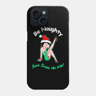 Be Naughty Betty Boop Christmas Phone Case