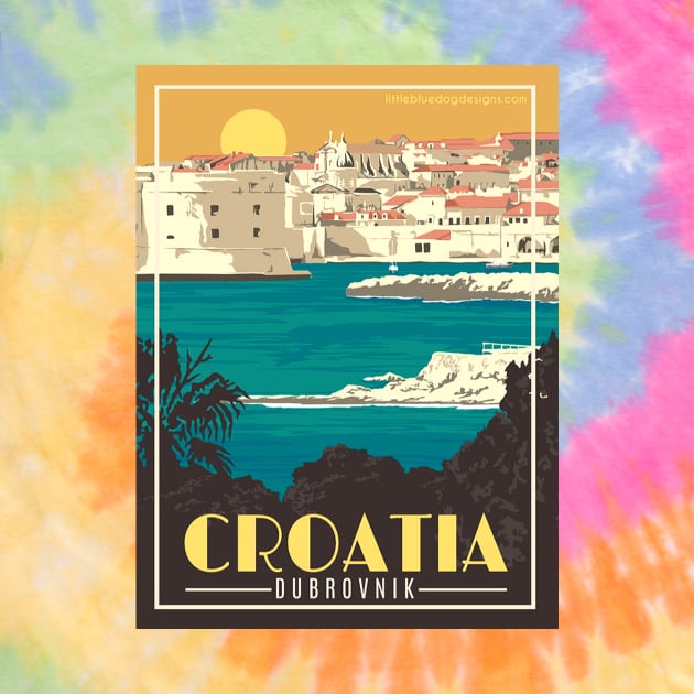 Vintage Travel Poster - Croatia by Starbase79