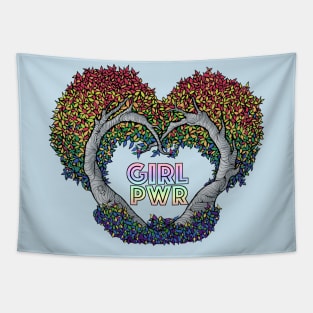 Girl Power Tree of life Tapestry