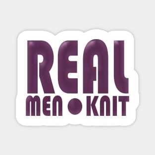 Real Men Knit Magnet