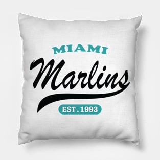 Miami Marlins Classic Style Pillow