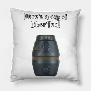 Cup of Liber'Tea Pillow