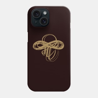 Marathi Text Me I am Infinite Gold Phone Case