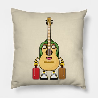 Traveler's guitar Pillow