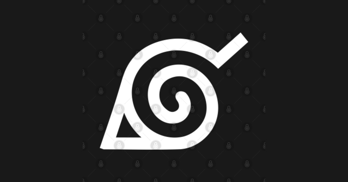 Konoha sign - Naruto Shippuden - T-Shirt | TeePublic