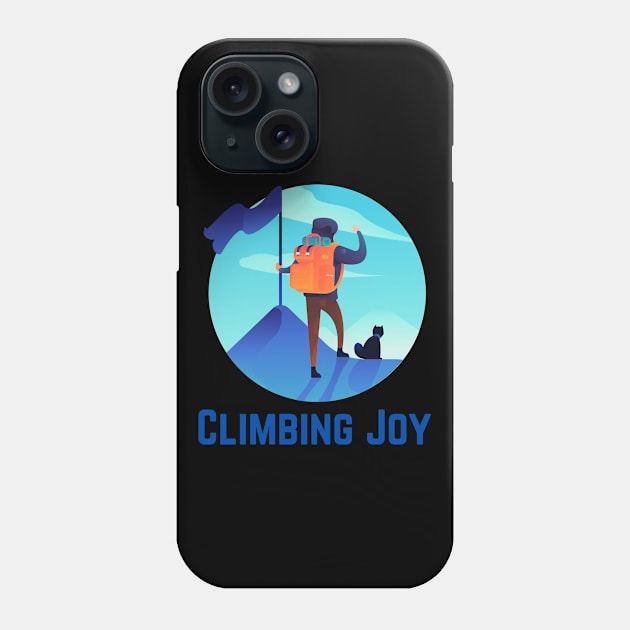 Rock Climbing Joy Phone Case by Climbinghub