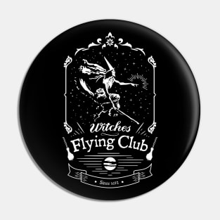 Witches Flying Club Pin