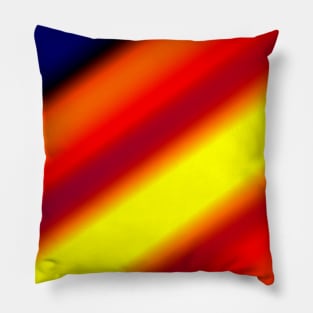 red blue yellow abstract texture Pillow