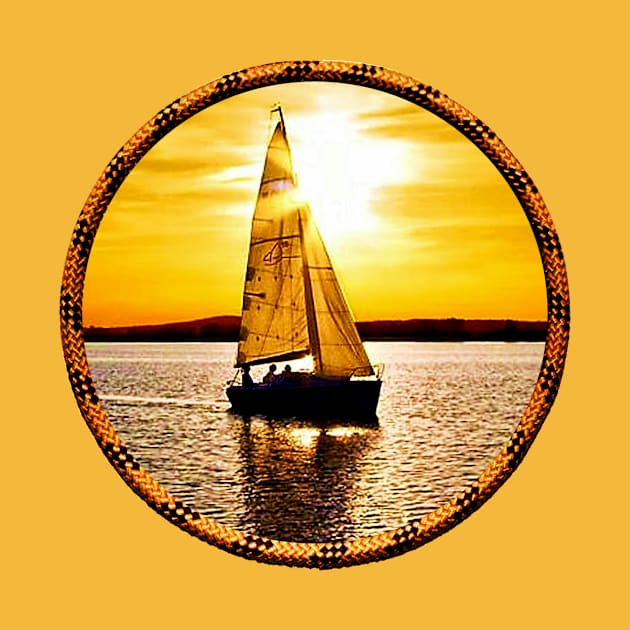 Sunset Sail by Manatee Max