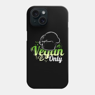 Chefs Hat Cooking Only Veggies For Vegetarian And Vegan Phone Case