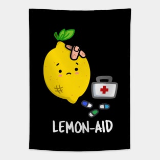 Lemon Aid Cute Lemon Pun Tapestry