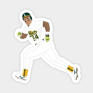 The Stolen Base King! Rickey Henderson Magnet