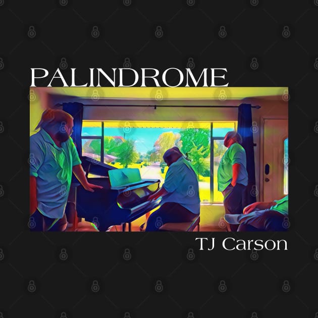 Palindrome Color Drawn (White Text) by tcarsonj