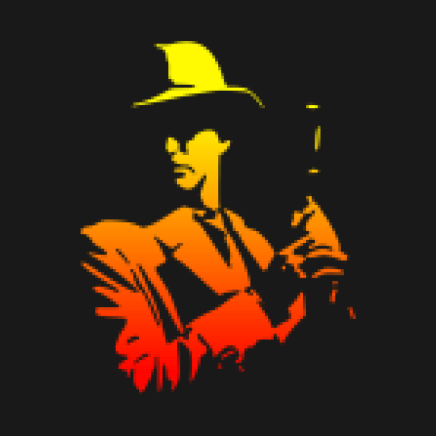 Tex Murphy Pixel Art by Retro8Bit Fashion Store