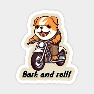 Bark and Roll! Magnet