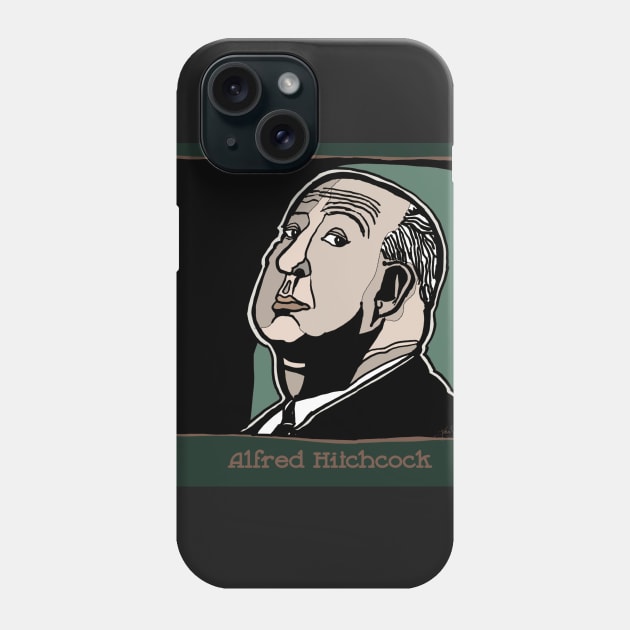 Alfred Hitchcock Phone Case by JSnipe