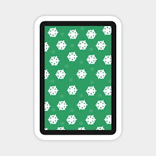 Green Christmas Magnet