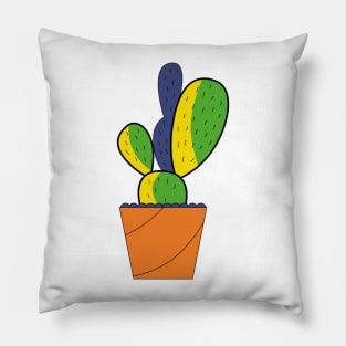 Nature Cactus Flower Pillow