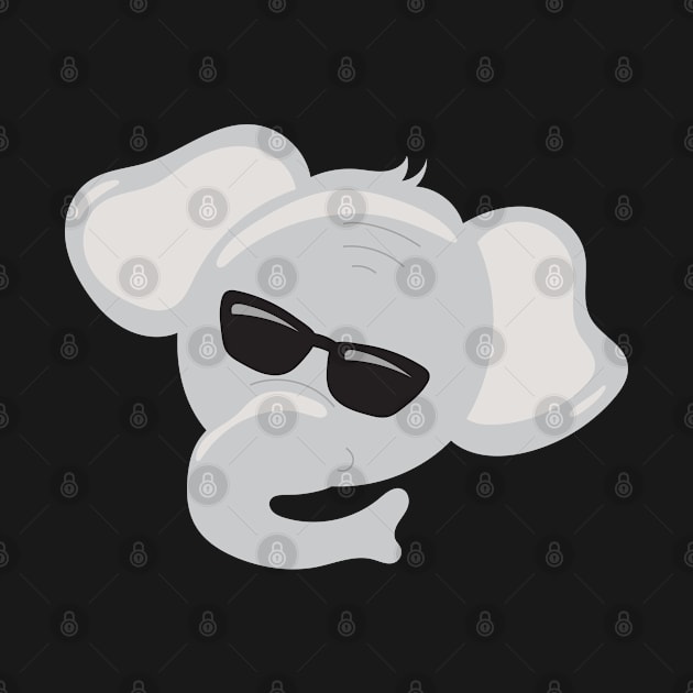 Cool Elephant Face by CraftyCatz