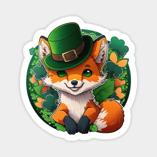 Saint Patrick's Fox Magnet