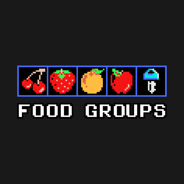 Food Groups - Pac Man - T-Shirt