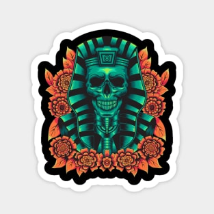 Skull Anubis Illustration Magnet