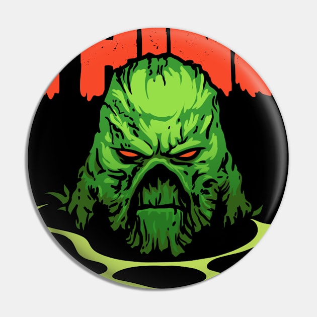 Swamp Thing Pin by Scud"