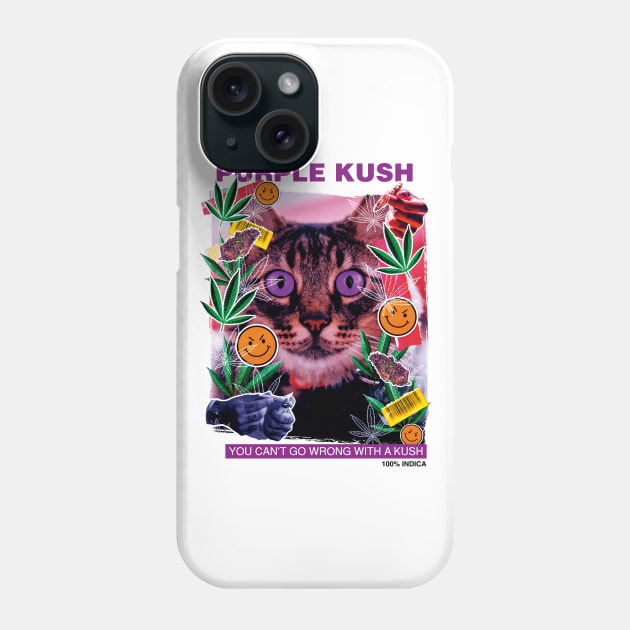 Purple Kush Strain Phone Case by Ferrazi