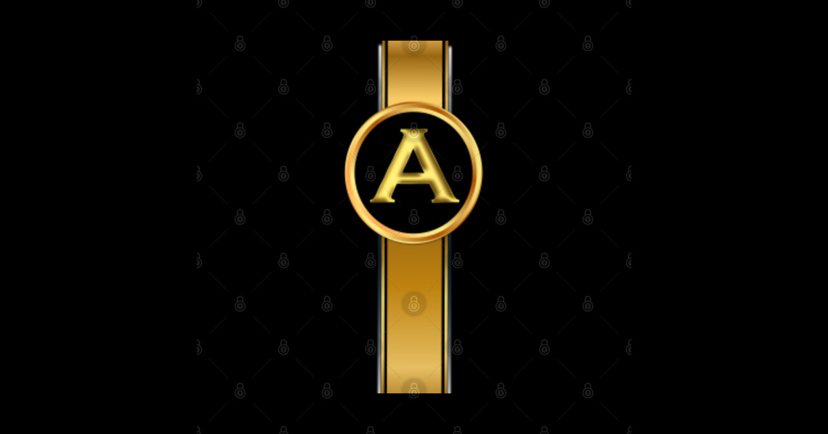 Letter A Letter A Sticker TeePublic