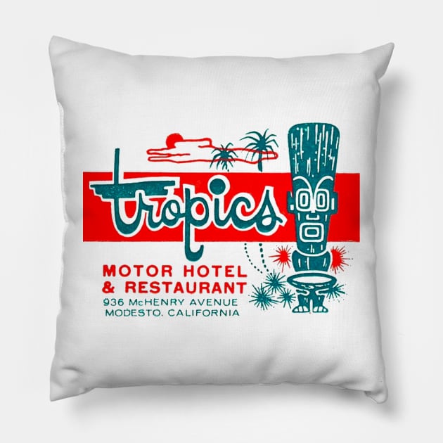 The Tropics Pillow by MindsparkCreative