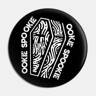 Ookie Spookie Coffin OsoDLUX Pin