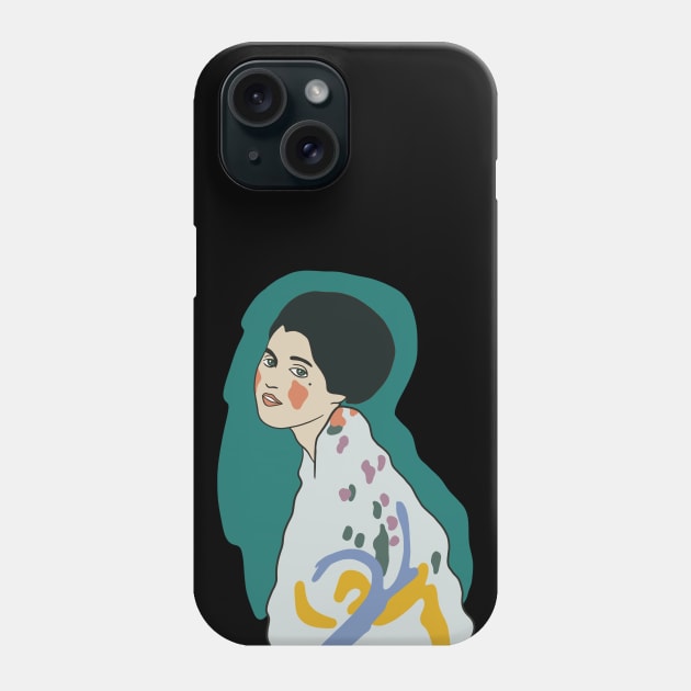 Gustav Klimt - Portrait of a Lady - New Klimt Painting Discovered in the Wall of a Museum Phone Case by isstgeschichte