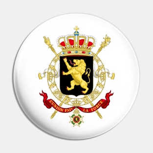 State Coat of Arms of Belgium Pin