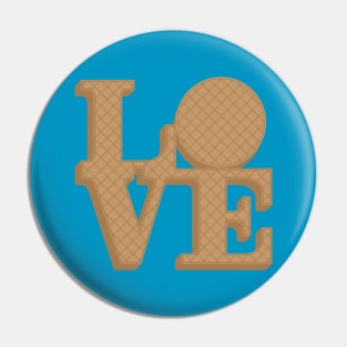 Love Waffles Pin