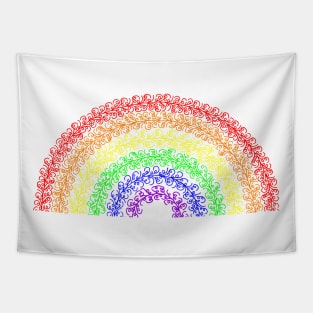 Rainbow Zendoodle Tapestry