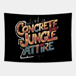 Concrete Jungle Attire Streetware Fashion Tapestry