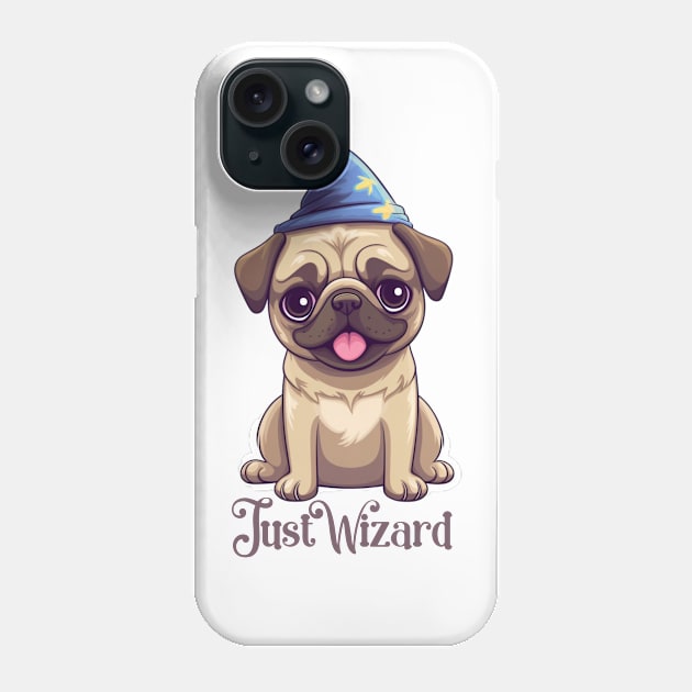 Pug dog as Wizard Phone Case by SzlagRPG