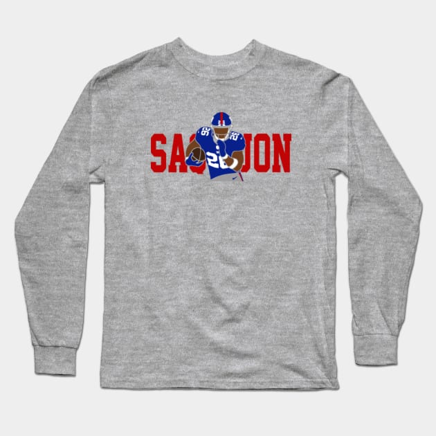 Saquon Barkley, New York Football Giants Long Sleeve T-Shirt