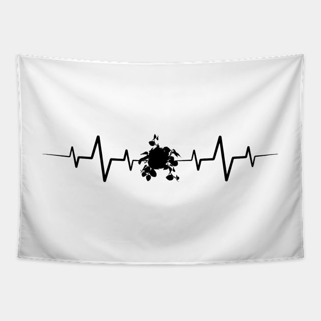 Plant Heartbeat Pothos Tapestry by stermitkermit