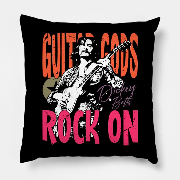 Rock On, Guitar Gods! Pillow by ANNATEES