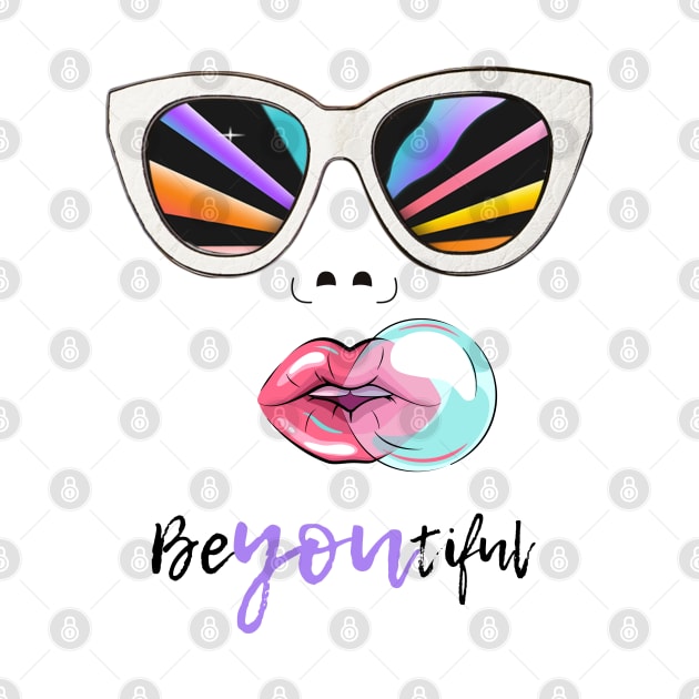 BeYOUtiful - Be Yourself Cute Design by FoxyChroma