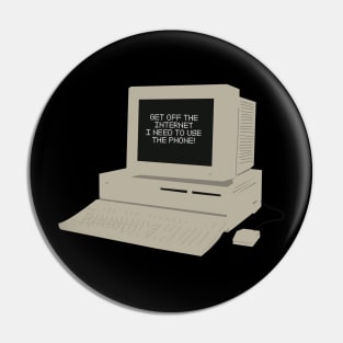 90s Desktop Computer dial up internet Pin