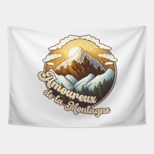 Amoureux de la Montagne #4 (Mountain Lover) Tapestry