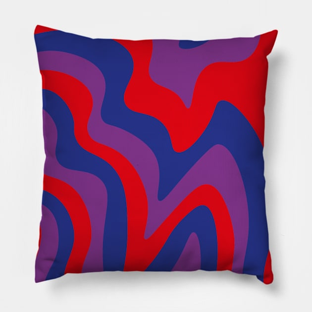 WAVY TEE Pillow by Ayith