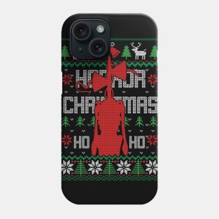 Scary Siren Head Horror ugly christmas sweater Phone Case