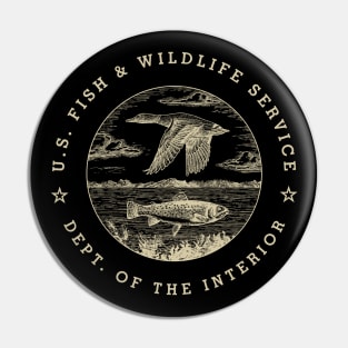 Fish & Wildlife Service by © Buck Tee Originals Pin