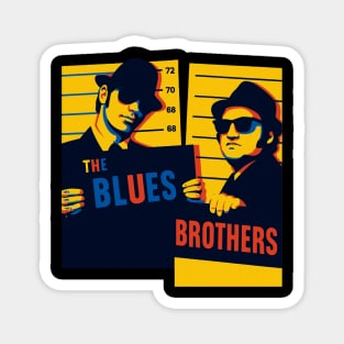 Suited Legends – Contrast Blues Style Magnet