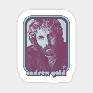 Andrew Gold /  / 80s Retro Aesthetic Fan Art Design Magnet